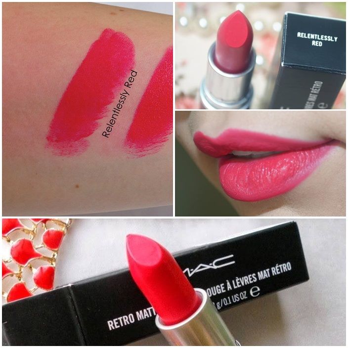 Son MAC USA - Màu relentlessly red