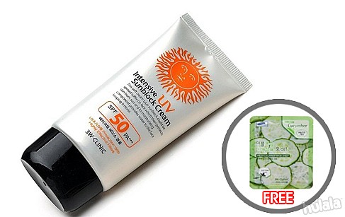 Kem chống nắng 3W Clinic Hàn Quốc SPF50 PA+++