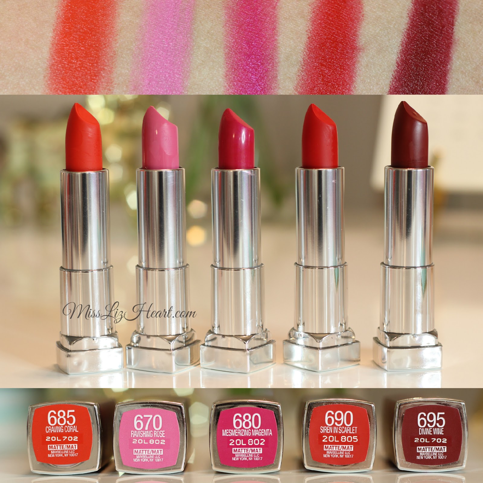 Son Maybelline Color Sensational Creamy Matte Lipstick
