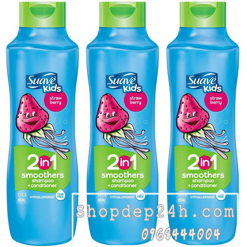 [Suave] Dầu gội Suave Kids 2-in-1 (665ml)