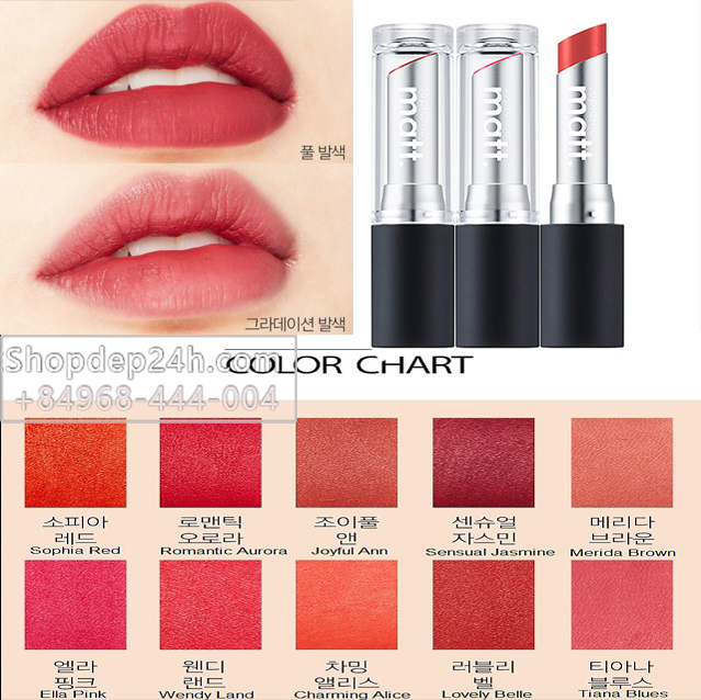 [Misha] Son lì Supreme Matt Lip Rouge - 4.1g